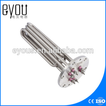 150mm Stainless flange 12KW/18KW/24KW heating element for electric boiler,150MM circle head heating element for clothing firm
