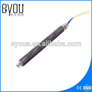 1000W 220V single head fin heating element,cartridge heater electric heating tube with fin,heat sink air heating rod