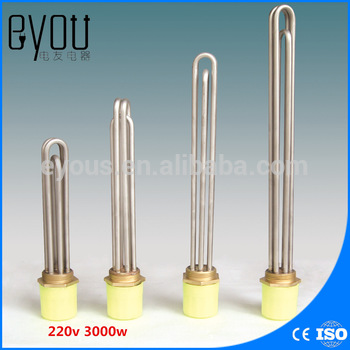 47mm flange heating element 3KW 220V / 380V, 47mm thread electric heat ...