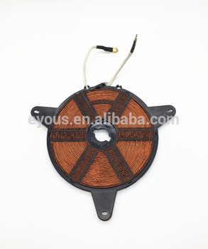 155mm heat coil,copper wire induction heating panel,induction cooker parts