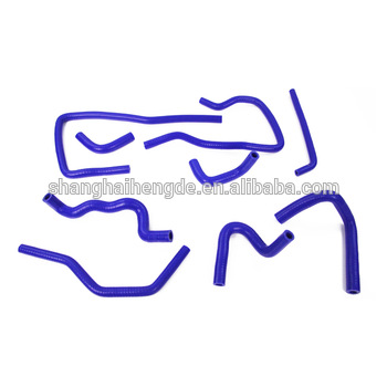 japanese car parts manufacturers silicone heater hoses kit forSUBARU GDB 2000 2007