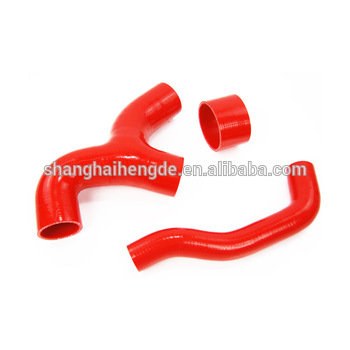 high quality top mount intercooler silicone rubber y pipe hose kit 3pcs forSUBARU WRX GDB VER7 9 EJ20 00 06