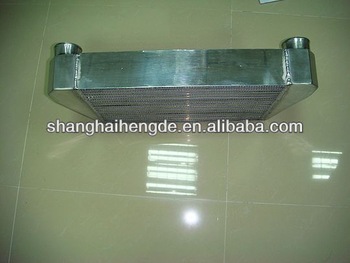 Universal intercooler 600 262 76 bar and plate universal intercooler piping