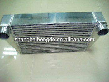 Universal intercooler 450 296 3 75 tube and fin universal aluminum intercooler