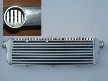 Aluminum intercooler for FG Ford XR6 Turbo Intake Air Muffler Delete Pipe Intercooler