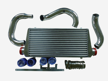 Automotive Auto Car Aluminum Intercooler kit For Mitsubishi Lancer EVO 456 789 Aluminum Intercooler and aluminum Piping Kit