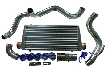 FOR NISSAN SILVIA 240SX S13 SR20DET ALUMINUM INTERCOOLER AND ALUMINUM PIPE KIT
