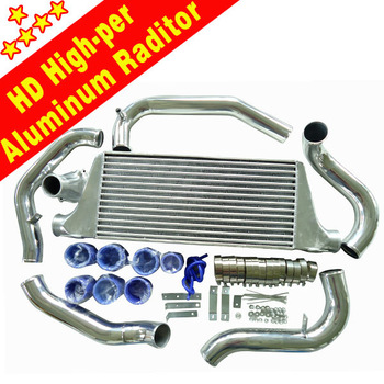 Automotive Auto Car Aluminum Intercooler kits for NISSAN 240SX S13 SR20 INTERCOOLER auto parts radiator Piping Kit