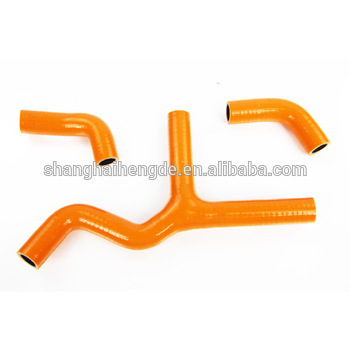nice quality euro motorbike silicone radiator hose for KTM 450 525 SX SMR 2003 2006