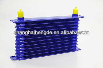 Universal oil cooler 14 rows 255 109 50MM aluminum plate fin oil cooler