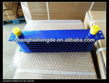 Universal oil cooler 12 rows 255 93 50MM auto engine oil cooler