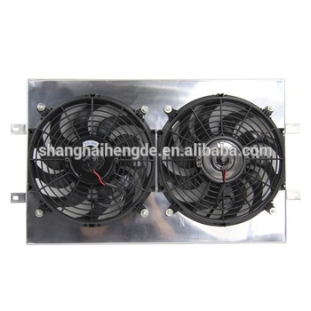 Aluminium Radiators Shroud fans for FOR CHEVY GM CARS years 63 64 65 66 67 68 aluminium shroud