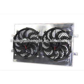 Aluminium Radiators Shroud fans for FOR CHEVY GM CARS years 63 64 65 66 67 68 aluminium shroud