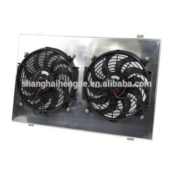 Aluminum Auto Car Radiator Shroud Fan For TOYOTA SUPRA RZ Turbo Mark IV JZA80 2JZ GTE TWIN TURBO