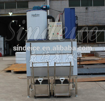 Commercial Flake ice machine for food preservation 1 5t daily output flake ice maker