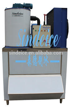 Commercial Flake ice machine for food preservation 1 5t daily output flake ice maker