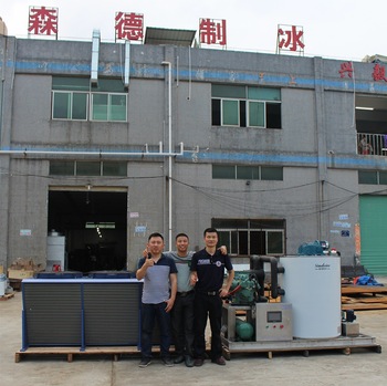 5t daily output flake ice making machine for food preservation