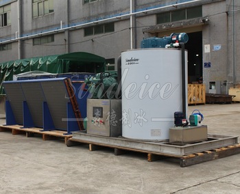 5t daily output flake ice making machine for food preservation