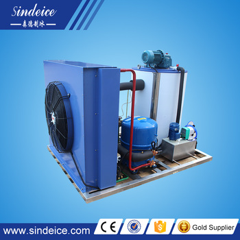 Factory manufactured 2t flake ice machine with evaporator