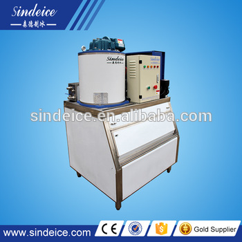 2017 sindeice 0 3t 24h small flake ice making machine commercial for supermarket seafood market keep cooling