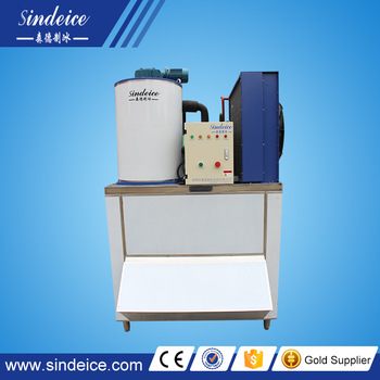 Commercial 2000kg Flake Ice making Machine for poultry slaughtering preservation