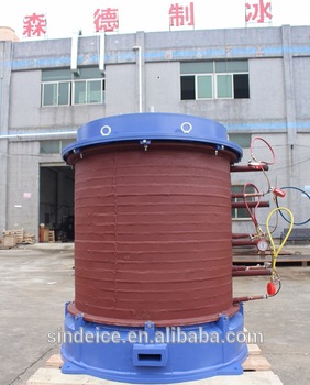 CE ISO approved 10T flake ice machine evaporator Flake ice generator for industrial use