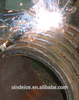 CE ISO approved high capacity 40ton flake ice machine evaporator for flake ice plant