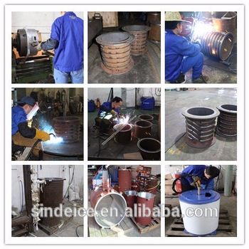 60T capacity flake ice evaporator for flake ice making machine Compact design CE ISO approved