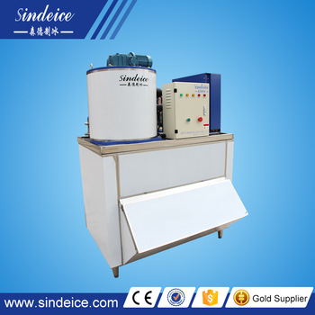 2017 new item CE ISO 9001 approved stainless steel 316 0 5T 24hours flake ice machine evaporator