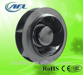 100 w ec dc motor backward centrifugal fan