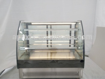 Superior quality bakery cake chiller display refrigerator with stainless steel