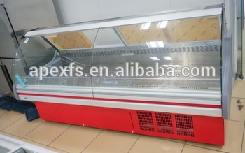 Deli refrigerator for supermarket