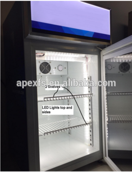 80liter Mini ice cream freezer counter top commercial freezer