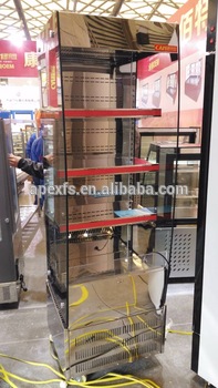 Apex little slim stainless steel <font color='red'>open</font> <font color='red'>chiller</font> with CE certificate for <font color='red'>supermarket</font> beverage <font color='red'>open</font>