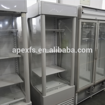 Air cooling supermarket open refrigerator vegetable chiller with CE certification