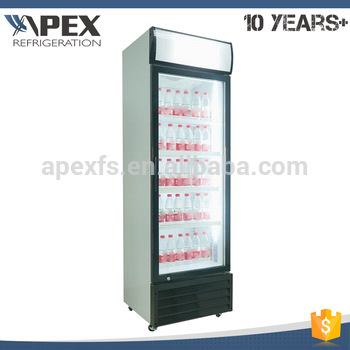 High efficiency <font color='red'>double</font> layer glass <font color='red'>door</font> prepainted aluminum commercial <font color='red'>beverage</font> <font color='red'>display</font> cooler