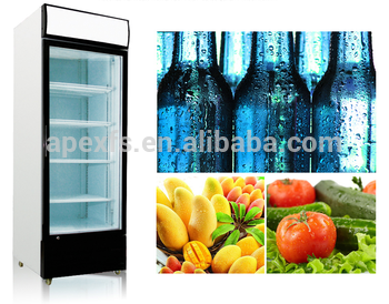 supermarket singel <font color='red'>door</font> upright cooler with <font color='red'>lock</font> <font color='red'>key</font>