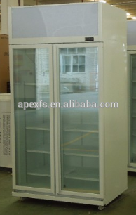 <font color='red'>Double</font> glass <font color='red'>door</font> refrigerators upright <font color='red'>beverage</font> showcase for <font color='red'>Coca</font> Colar energy <font color='red'>drink</font> refrigerator