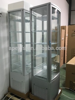 <font color='red'>Four</font> sides <font color='red'>glass</font> <font color='red'>stainless</font> <font color='red'>steel</font> cold soft drink refrigerator