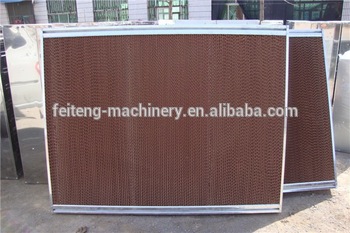 evaporative cooling pad for poultry farm