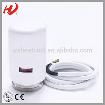electric thermal actuator for floor heating system