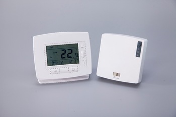 Room thermostat for air conditioner and floor heating Liquid crystal