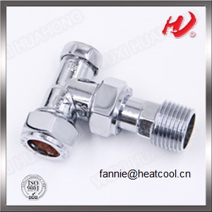 Thermostatic Radiator angel valve <font color='red'>nickel</font> <font color='red'>plated</font> with <font color='red'>brass</font>