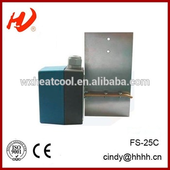 Air flow switch with stainless steel paddle
