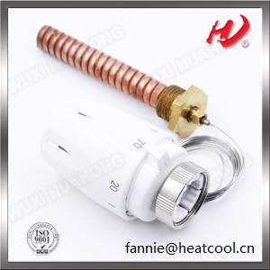 Floor heat system Thermostatic head with remote sensor