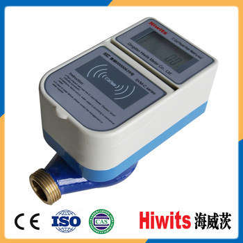 Multi jet wet type smart prepaid RF card water meter of Dn15 25mm