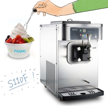Pasmo S110F icecream machine with imported compressor with agitator and precooling
