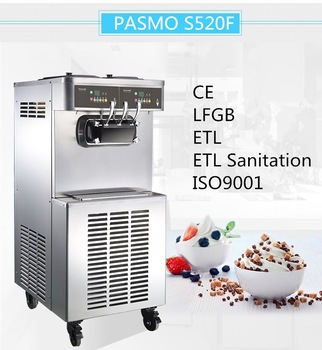 Pasmo S520F commercial frozen yogurt machine with air pump