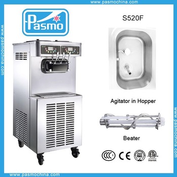 PASMO S520F air pump high overrun low noise frozen yogurt machine for sale