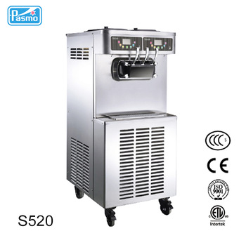 Pasmo commercial frozen yogurt machine for sale with air pump S520F gear pump